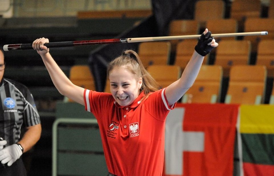 Dominika Pawełczyk z UKS Miłek Wiślica brązową medalistką mistrzostw świata juniorek w bilard !!!