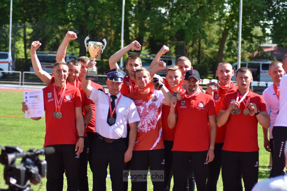 Kolejny sukces świętokrzyskich strażaków- srebrny medal XXVIII Mistrzostw Polski w Sporcie Pożarniczym