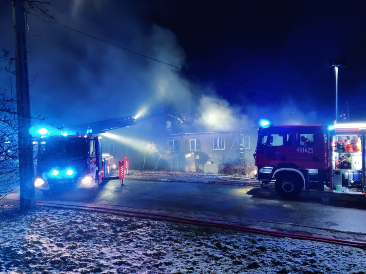 Spłonęły dwa mieszkania na osiedlu Skałka w Skarżysku