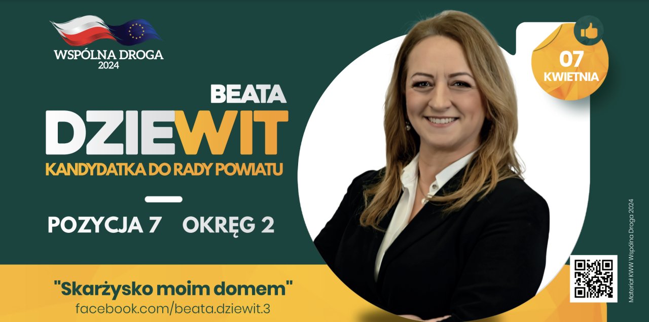 Beata Dziewit: razem możemy zbudować silniejsze i bardziej zjednoczone Skarżysko