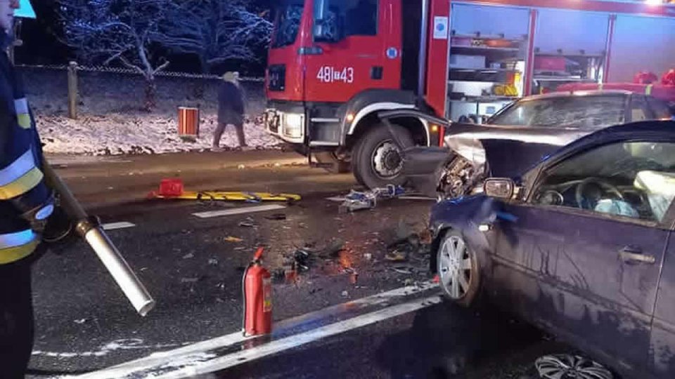 Wypadek w Parszowie. Jednak osoba zginęła
